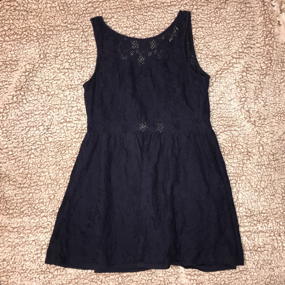 Navy Lace Dress